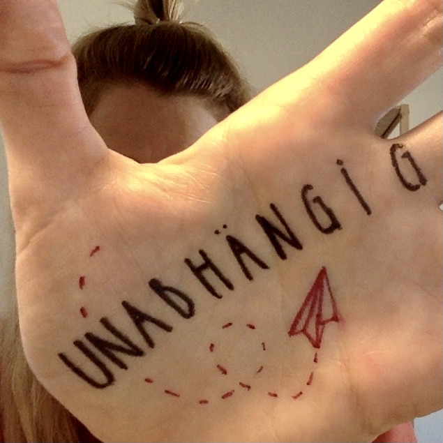 Ebisch Hand Frauentag Unabhängigkeit