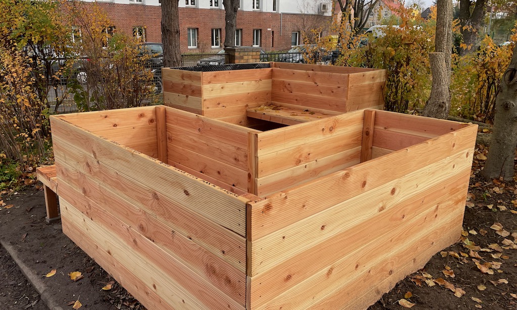 Gartenaktion Treppenhaus