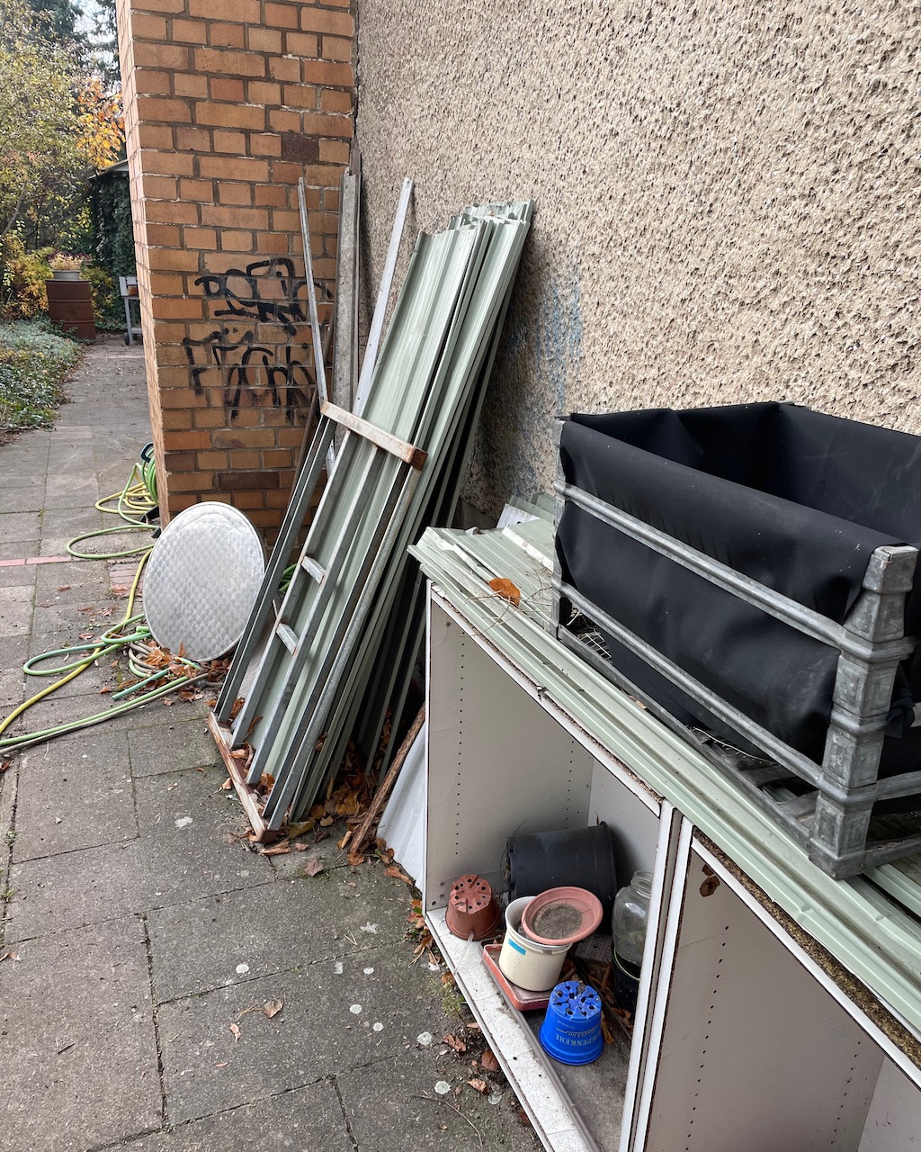 Gartenaktion Treppenhaus