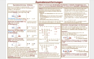 Äquivalenzumformungen