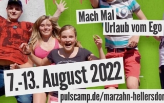 Jugendliche Werbeplakat PULS Camp