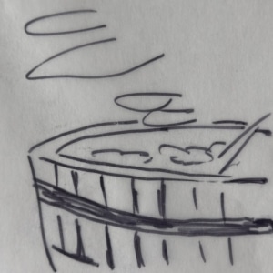 Walli in der Waschküche