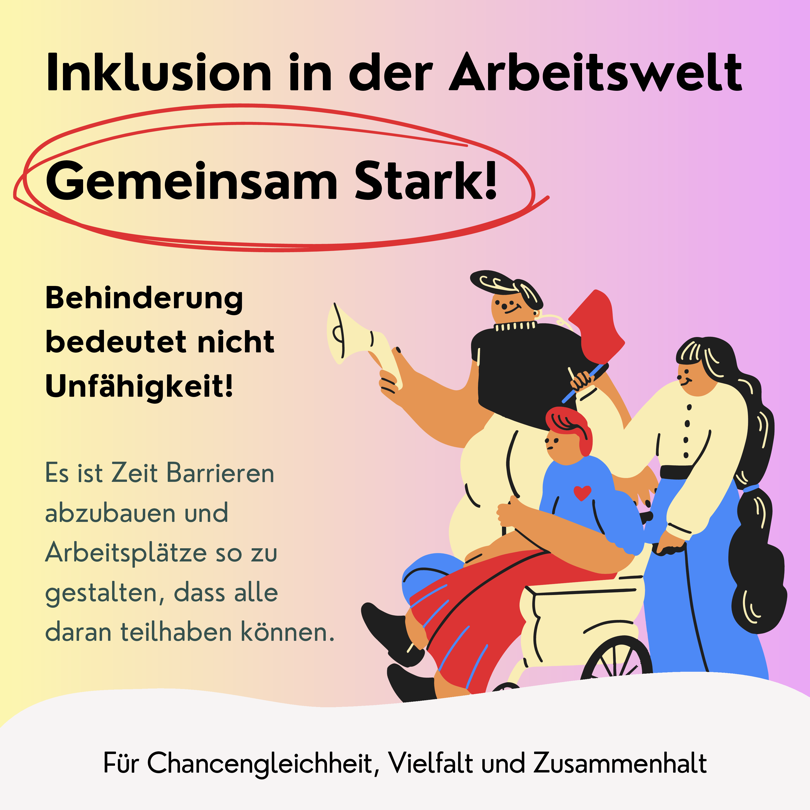 Friedenstaube Inklusionsprojekt – Inklusion von Menschen mit körperlicher Behinderung in die Arbeitswelt – Arbeitsergebnis